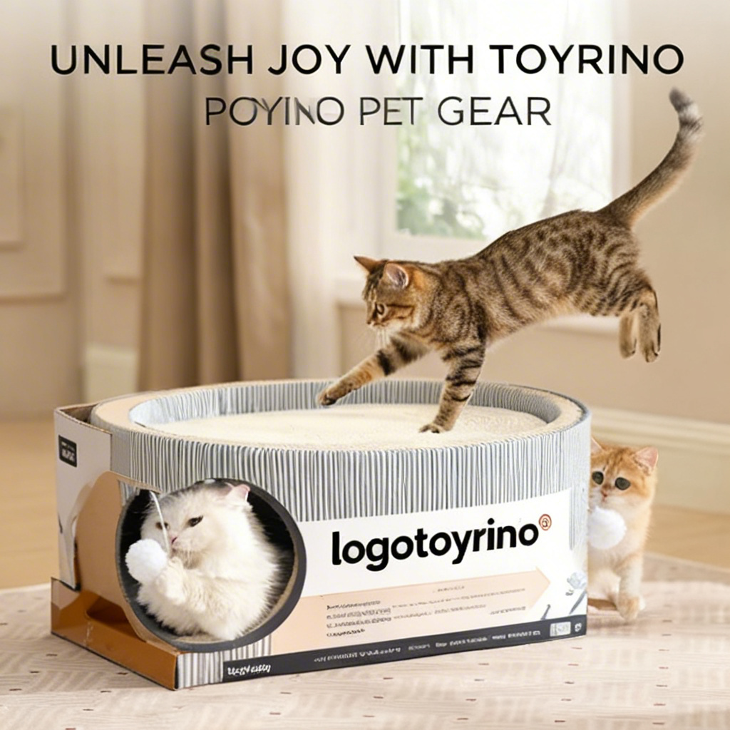 toyrino® The Purr-ivacy Spy Pod: Cozy Enclosed Cat Bed – Your Feline’s Top-Secret Hideaway for Royal Naps & Sneaky Adventures