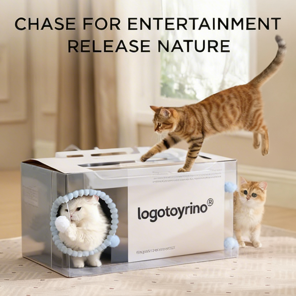 toyrino® Feline Fortress Cozy Cat Cave: The Ultimate Hideaway for Royal Naps & Kitty Conspiracy Sessions