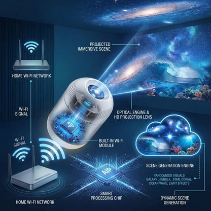 Comauo® Night Light Projector🌌🌊